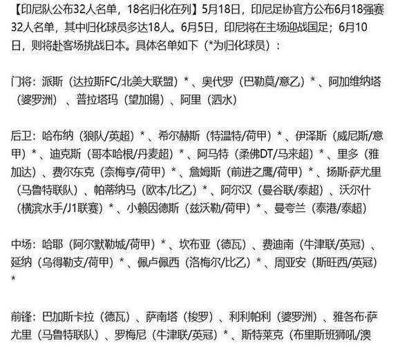 2025新澳正版免费挂牌和国足vs印尼23人名单与国足vs印尼23人名单公布